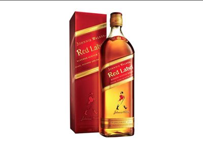 JOHNNIE WALKER, RED LABEL