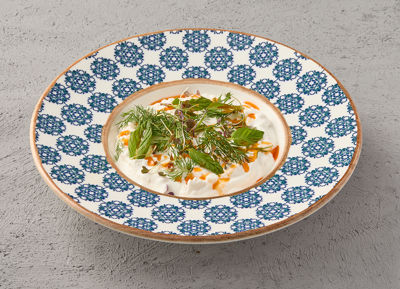 ENGİNARLI KURU CACIK SALATASI